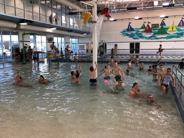 kids playing in water